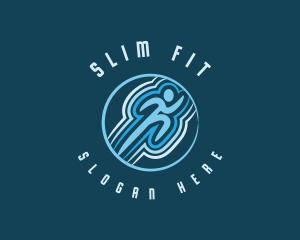 Circle Runner Fitness logo design