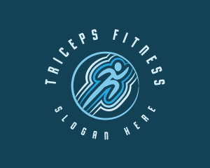 Circle Runner Fitness logo design