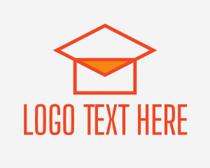 School - Online Class Email logo design