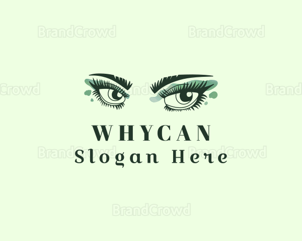 Eyelashes Makeup Eyes Logo