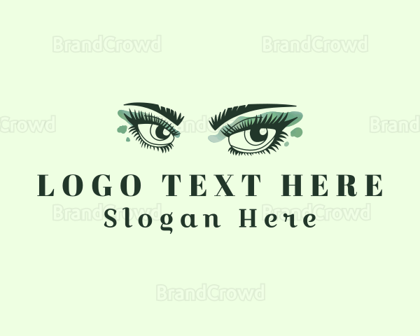 Eyelashes Makeup Eyes Logo