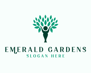 Human Tree Gardening logo design