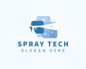 Sprayer - Sprayer Disinfect Cleaning logo design