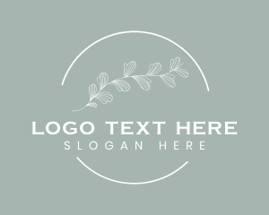 Yoga - Organic Gardening Leaves logo design