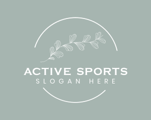 Fitness - Organic Gardening Leaves logo design