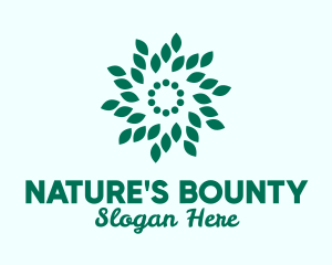 Nature Leaves Pattern logo design