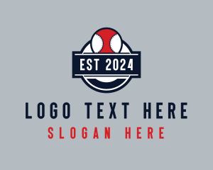 Baseball Club - Baseball Sports League logo design