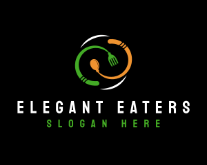 Silverware - Spoon Fork Restaurant logo design