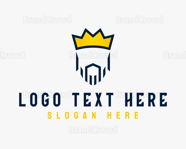 Striped Beard King Logo