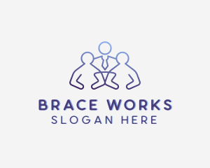 Employment Work Recruitment logo design