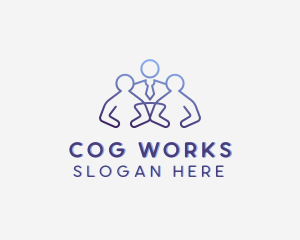 Employment Work Recruitment logo design