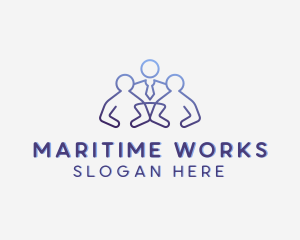 Employment Work Recruitment logo design