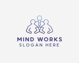 Employment Work Recruitment logo design