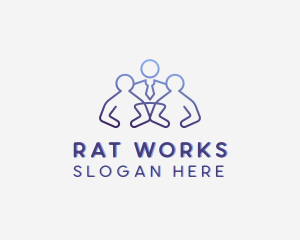 Employment Work Recruitment logo design