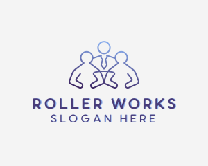 Employment Work Recruitment logo design