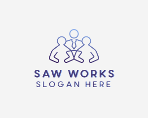 Employment Work Recruitment logo design