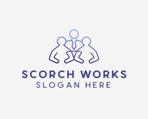 Employment Work Recruitment logo design