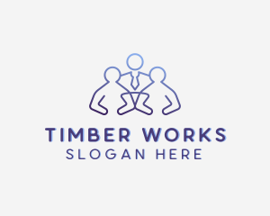 Employment Work Recruitment logo design