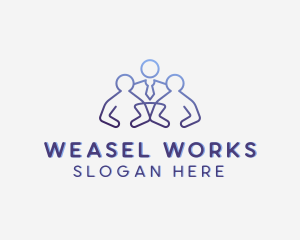 Employment Work Recruitment logo design