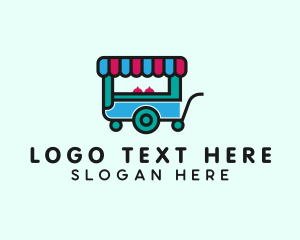 Trolley - Snack Food Stall logo design