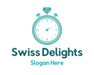 Swiss - Lap Time Jewellery logo design