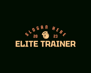 Athletic Kettlebell Exercise logo design