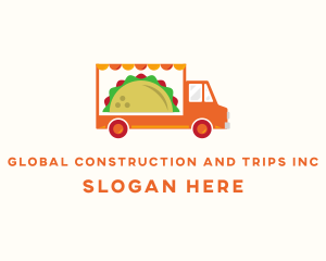 Mexican Taco Food Truck logo design