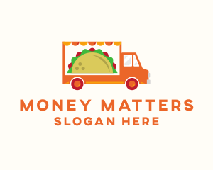 Delivery Service - Mexican Taco Food Truck logo design