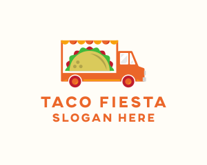 Mexican Taco Food Truck logo design