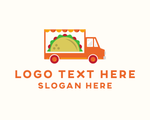 Transport - Mexican Taco Food Truck logo design