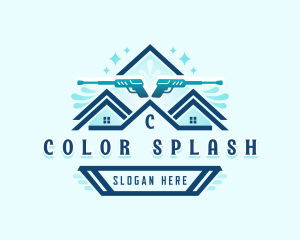 Roof Pressure Washing logo design