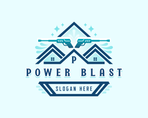 Roof Pressure Washing logo design