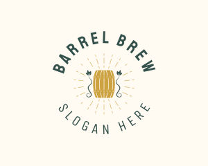 Barrel Brewery Liquor  logo design