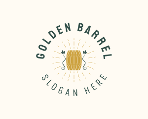 Barrel Brewery Liquor  logo design