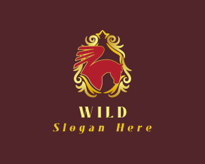 Premium Luxury Pegasus Logo