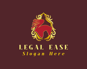 Shield - Premium Luxury Pegasus logo design