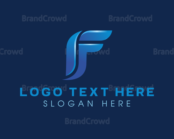 Digital Multimedia Marketing Letter F Logo