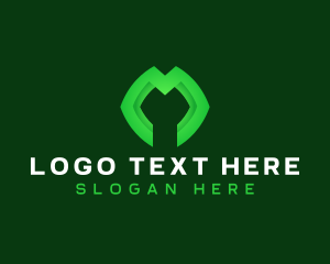 Advertising - Tech Creative Multimedia  Letter M logo design