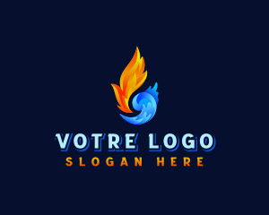 Fire Ice Industrial Logo