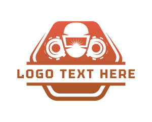 Cog Wheel - Welding Mask Cog Wheel logo design