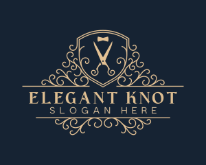 Bowtie - Elegant Bowtie Scissors logo design