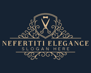 Elegant Bowtie Scissors logo design