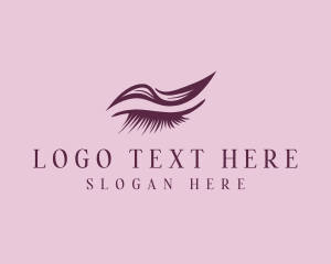 Influencer - Eyebrow Eyelash Beauty Salon logo design