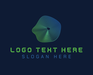 Starup - Cyber Wave Technology logo design