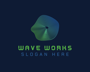 Cyber Wave Technology logo design