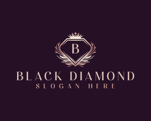 Diamond Crown Crest logo design