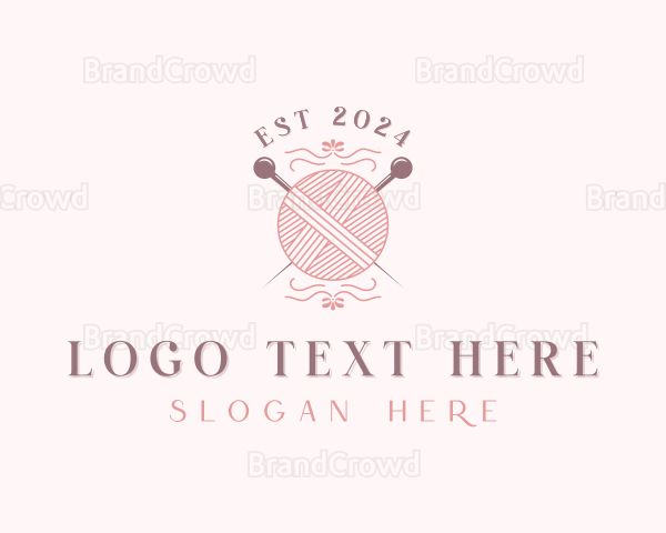 Yarn Knit Weaving Logo