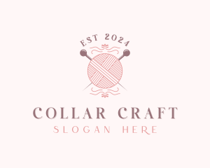 Yarn Knit Weaving logo design