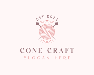 Yarn Knit Weaving logo design