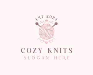 Yarn Knit Weaving logo design